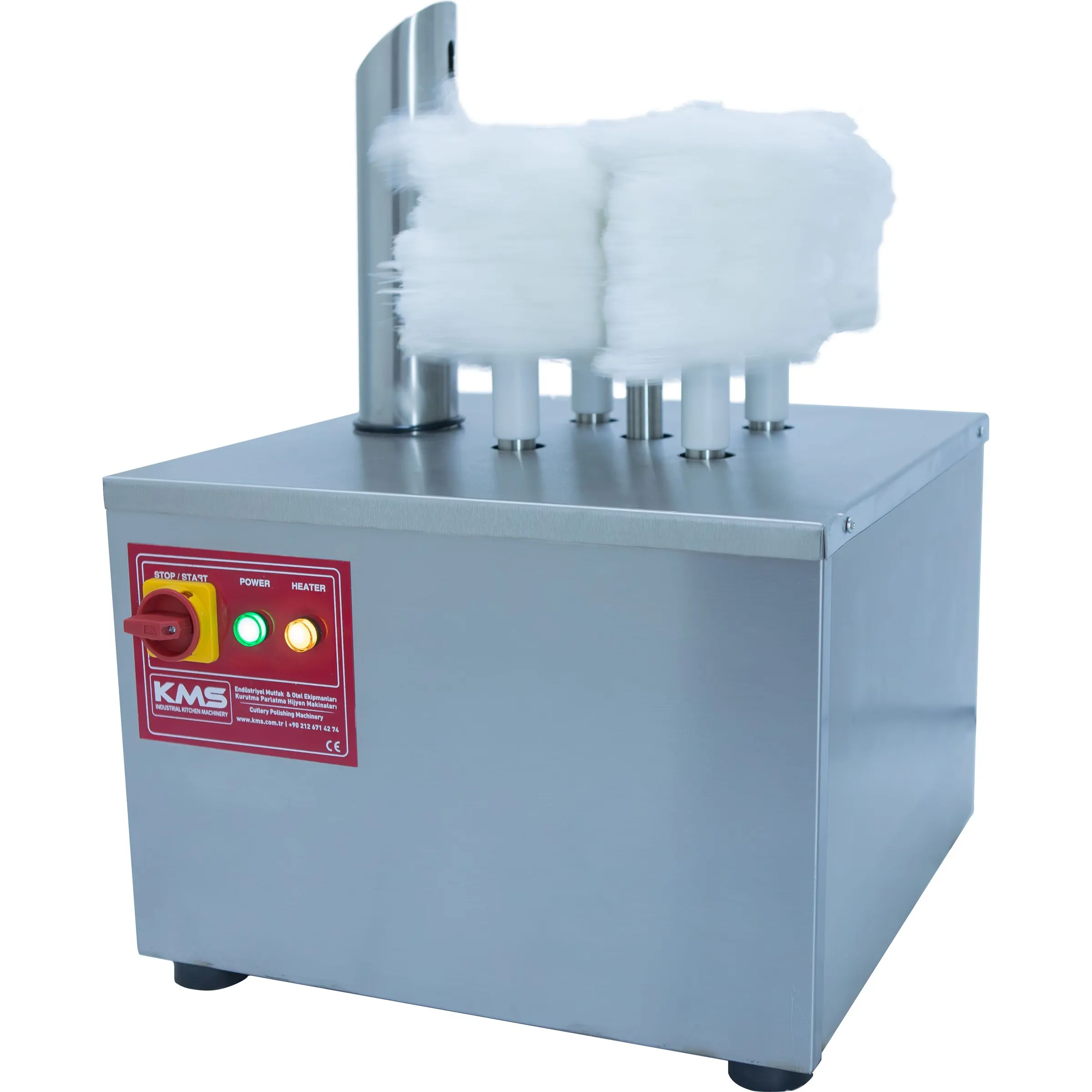 KMS BR-300 bardak silme makinası