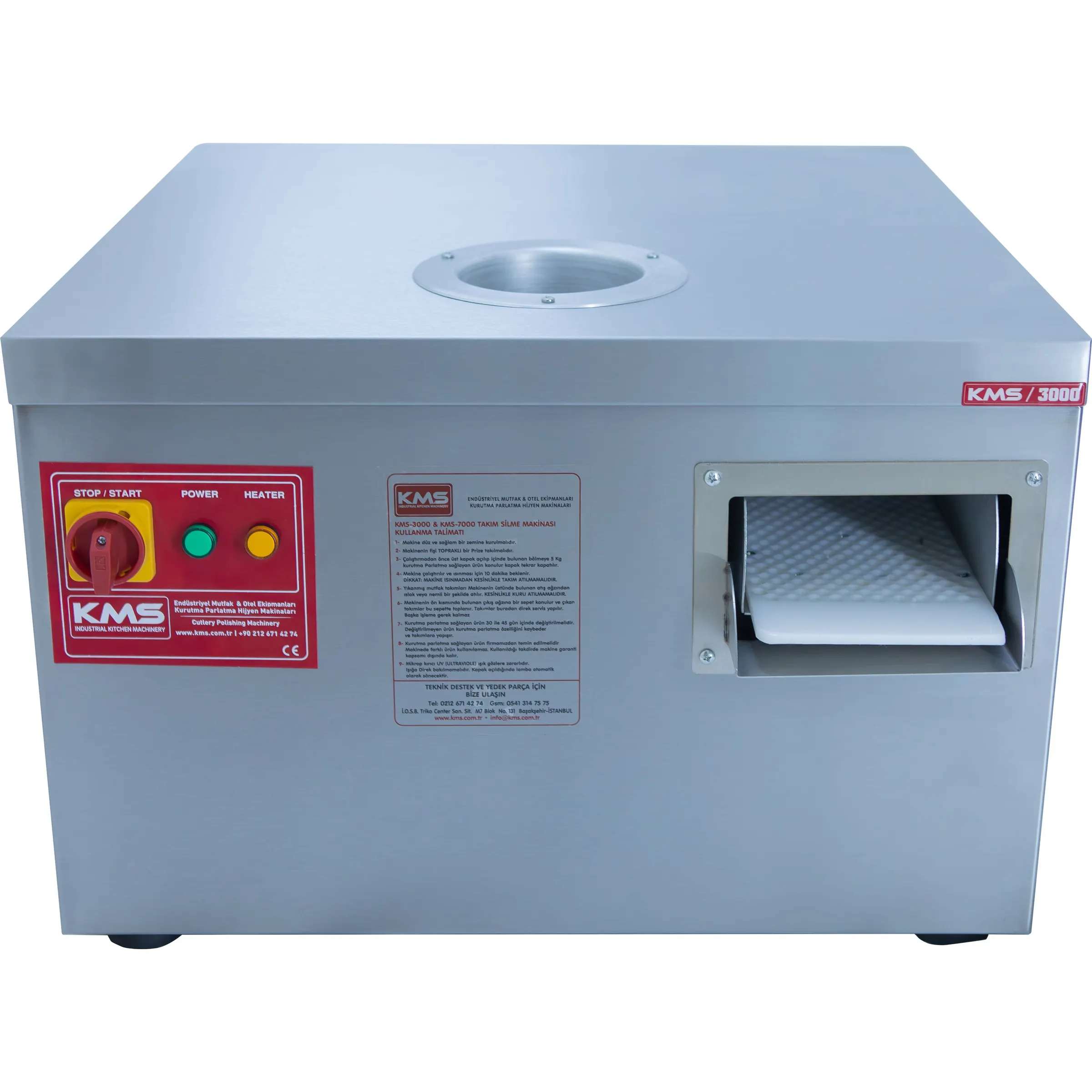 KMS-3000 set üstü takım silme makinası
